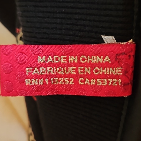 VTG APPLE BOTTOMS Black Moto Style Sequin Logo Zipper Jacket - Picture 12 of 13